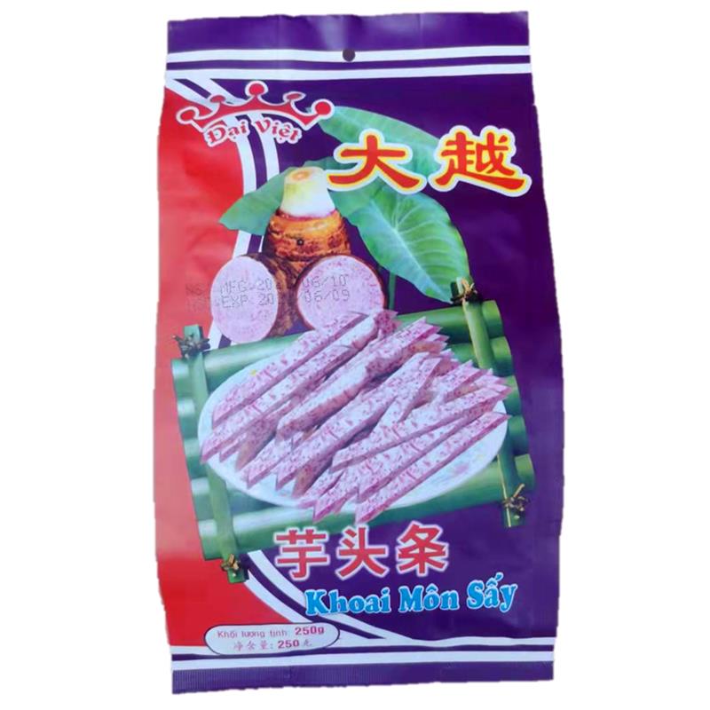 越南进口大越芋头条250g大越芭蕉干大越菠萝蜜干果大粤综合蔬果干