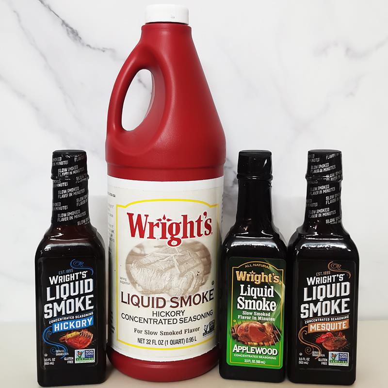美国烧烤烟熏汁烟水山核桃木烟熏液Wrights Hickory Liquid Smoke