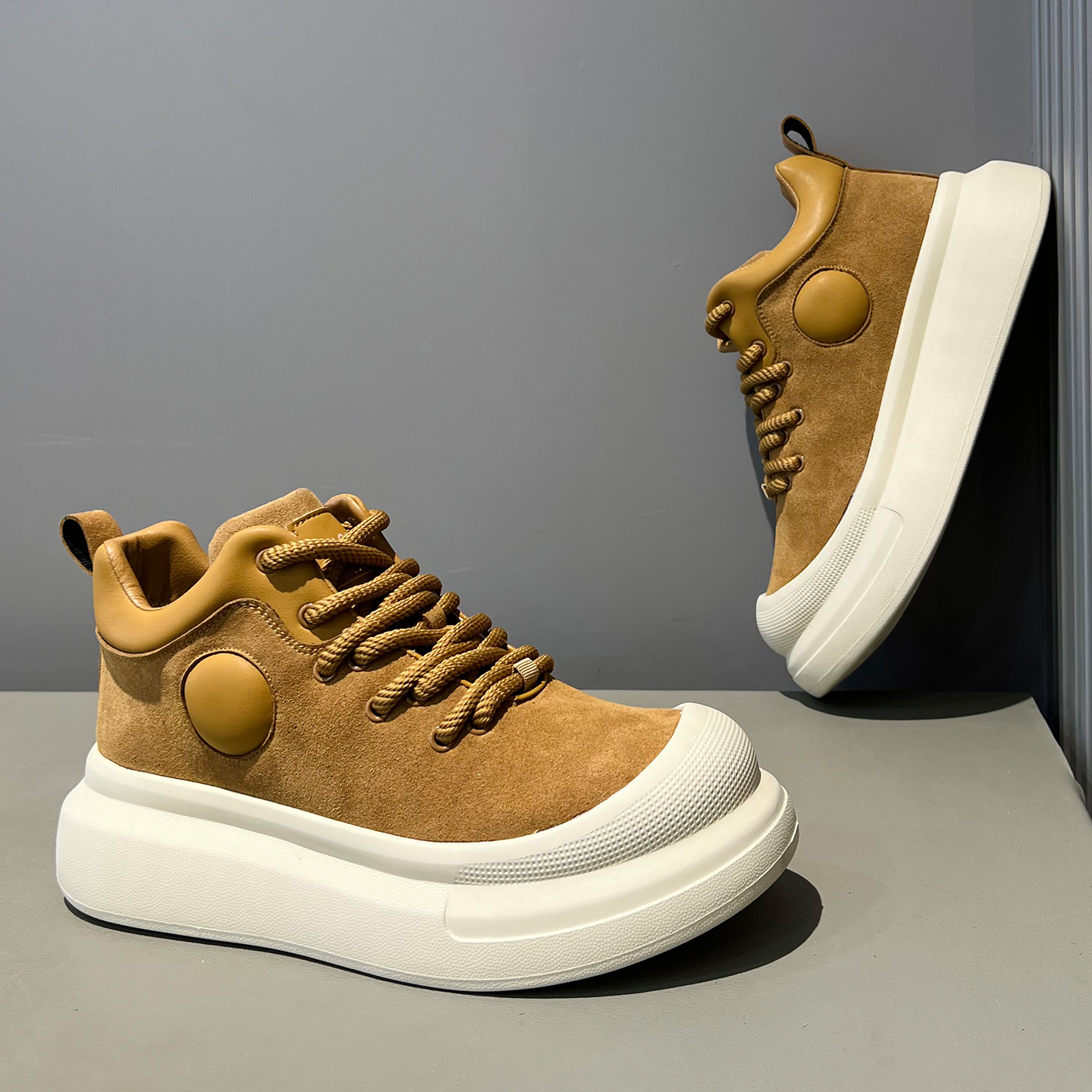 2025新款男士厚底休闲鞋