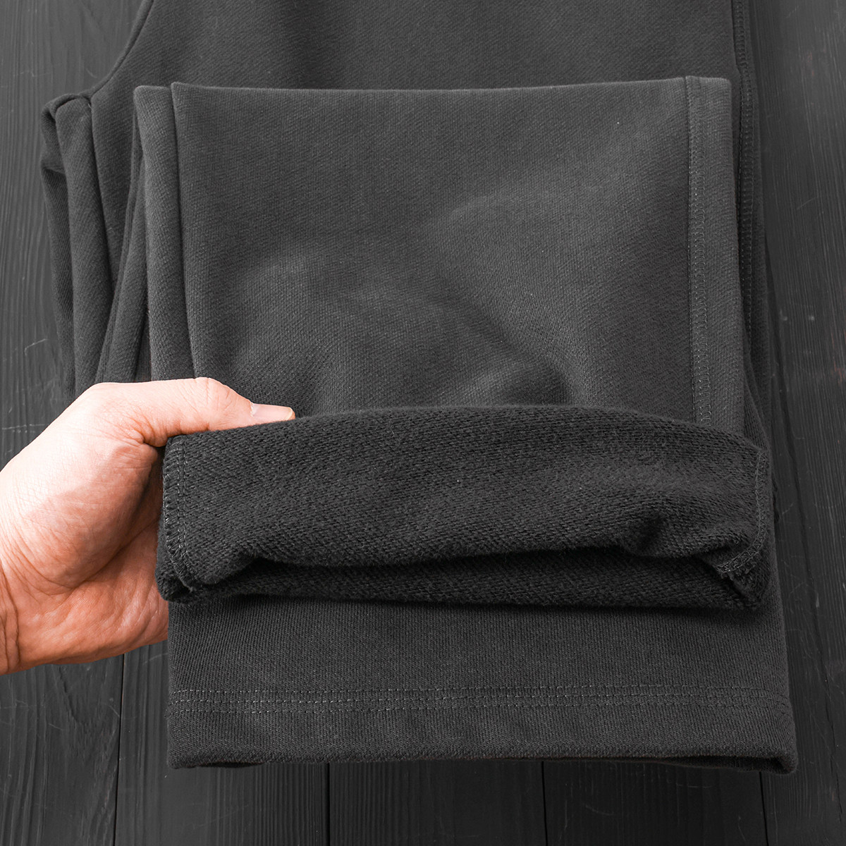 深碳灰秋冬480g碳素磨毛紧密手抓一体绒宽松长裤简约松紧腰直筒裤,男装,休闲裤,淘宝优惠券,粉丝福利购,淘宝优惠卷