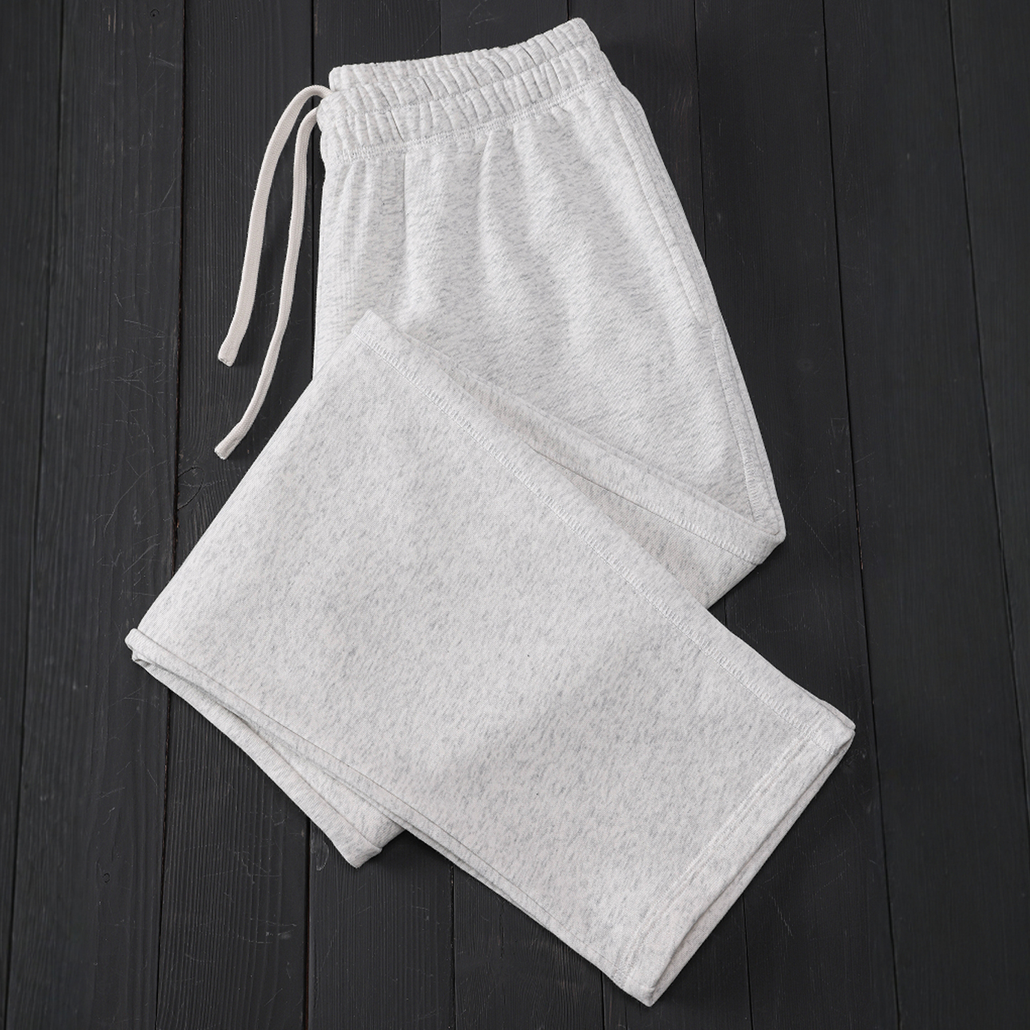 340g重磅春秋毛圈直筒卫裤