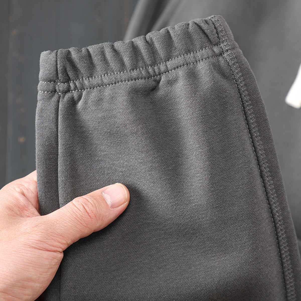 340g重磅双股纱束脚长裤