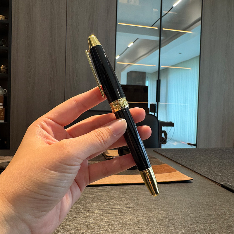 新派钢笔高端豪华礼盒套装暗尖铱金钢笔全金属签字笔超重手感粗杆