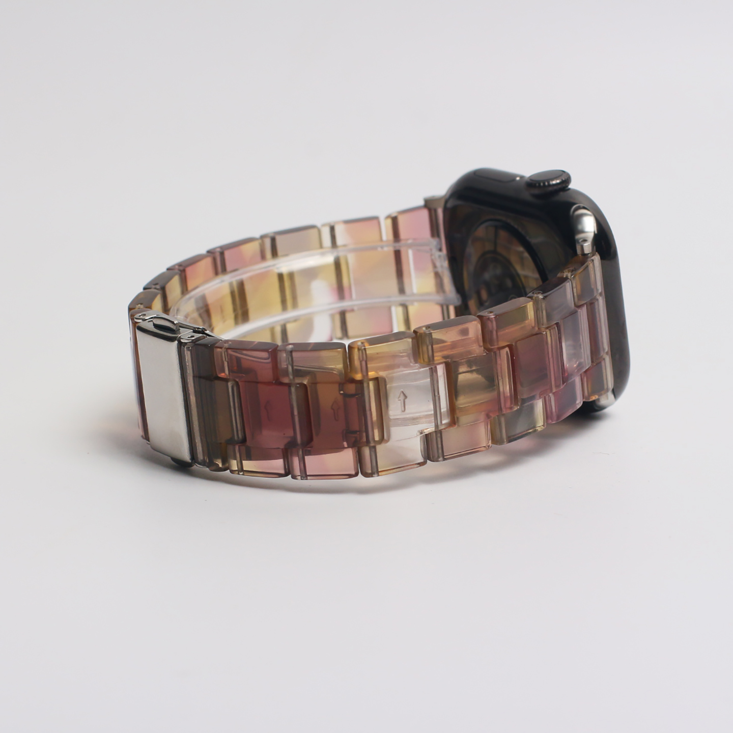 适用苹果手表树脂表带高级感玳瑁