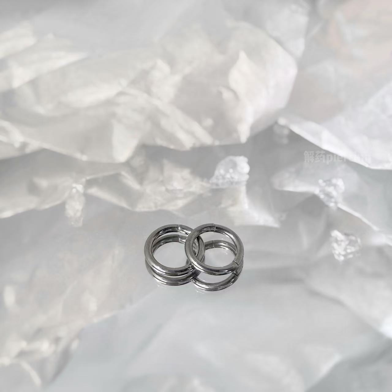 钛合金耳环耳骨环耳蜗环