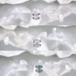 解药 钛合金mini马眼天然石玉石耳骨耳蜗钉 鼻钉 唇钉 平底高抛光