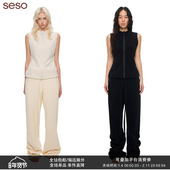 seso 层次搭配 轻盈保暖 修身 泰迪绒马甲