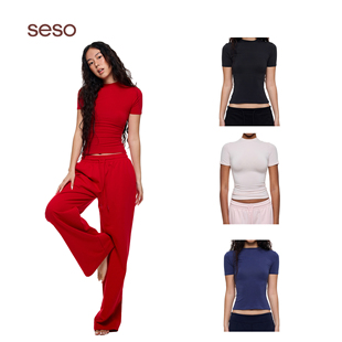 seso丨多色修身基础短袖 收腰藏腹抗皱
