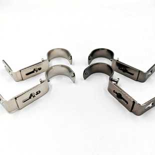 窗帘杆支架门帘帷幔罗马杆可调节式挂钩配件全套固定