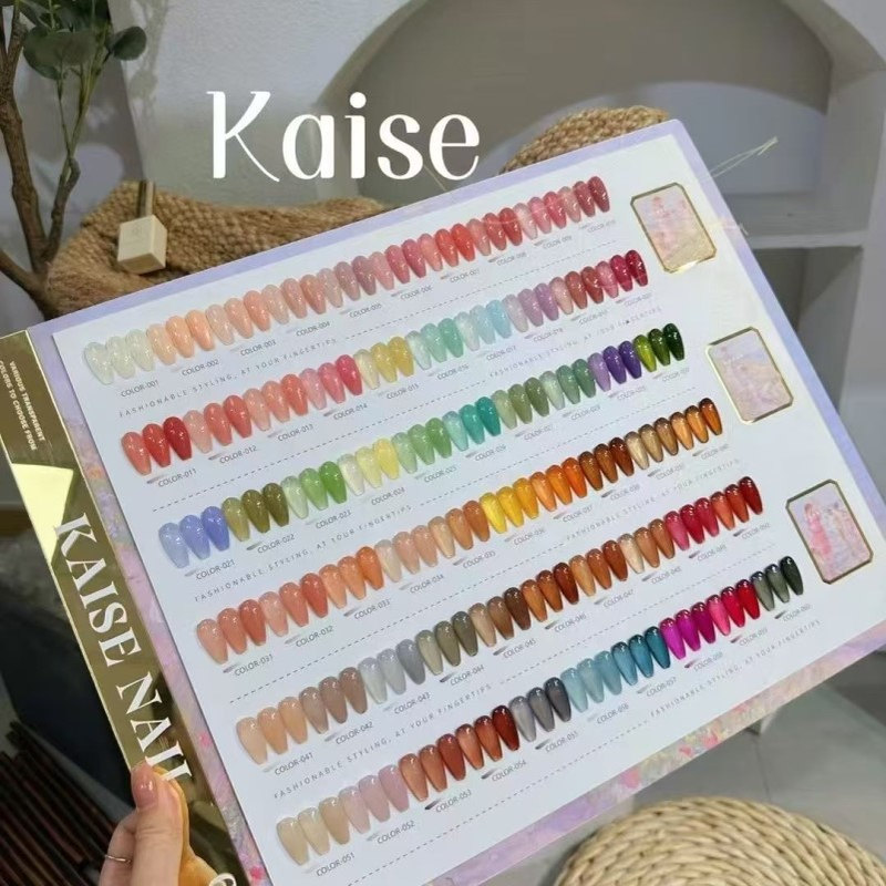 美博会新品恺舍60色星河入梦四季透色冰润美甲店专用流行色冰透胶