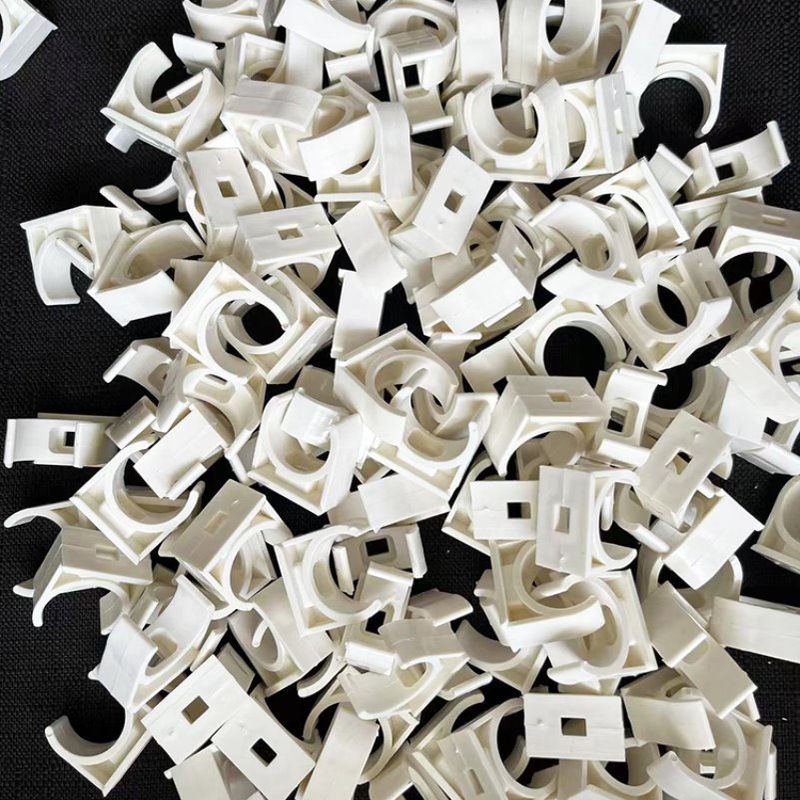 20pvc迫码卡管卡固定16线管管夹25塑料u型卡扣3240平卡50mm墙卡座