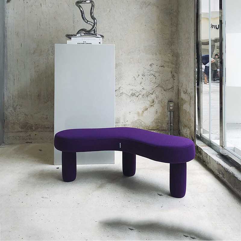 MaisonJoseph设计POUF2道具沙发凳换鞋凳彩色羊绒餐客厅卧室