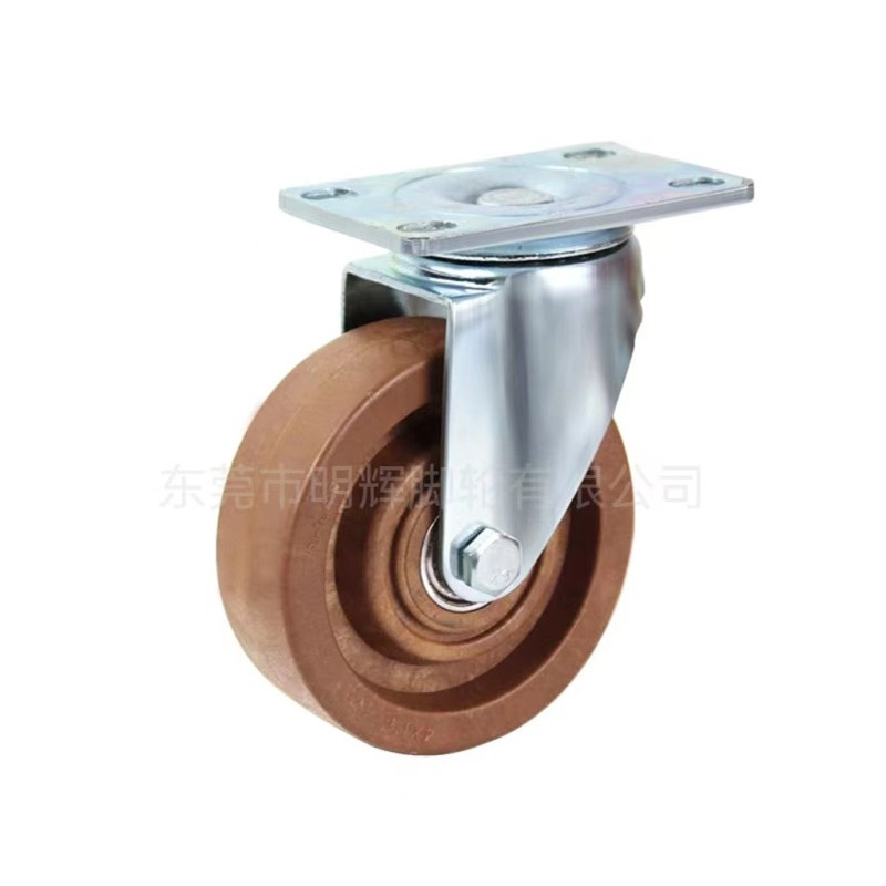 280度脚轮3寸4寸尼龙万向轮食品烘焙烤炉蒸箱推车轮耐热轮子