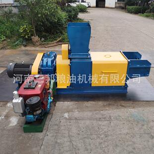 1000KG/H单螺杆油棕果榨油机 双螺旋棕榈果压榨设备三邦机械