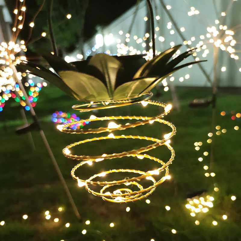 爆款 铁艺菠萝灯太阳能led铜线灯串彩灯户外防水花园装饰灯,五金/工具,太阳能灯,淘宝优惠券,粉丝福利购,淘宝优惠卷