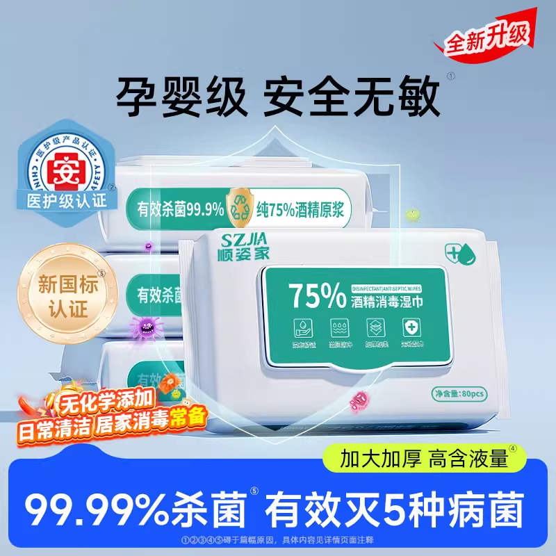 【三甲医用同款湿巾】母婴可用