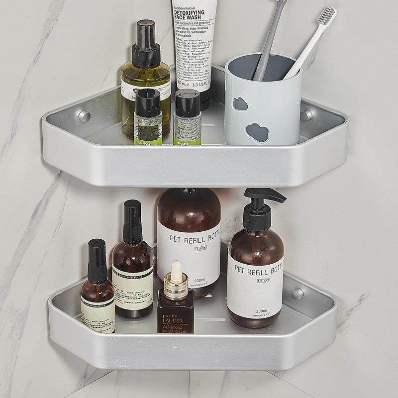 一体三角架子浴室置物架免打孔卫生间洗漱台收纳架壁挂卫浴转角架,家庭/个人清洁工具,浴室角架/置物架,淘宝优惠券,粉丝福利购,淘宝优惠卷