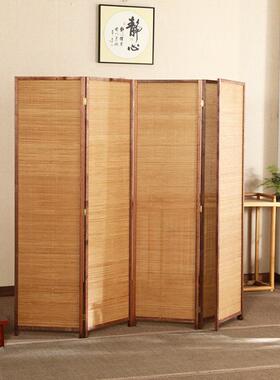 复古屏风折叠移动日式办公室隔断墙简易茶室客厅房间入门遮挡玄关