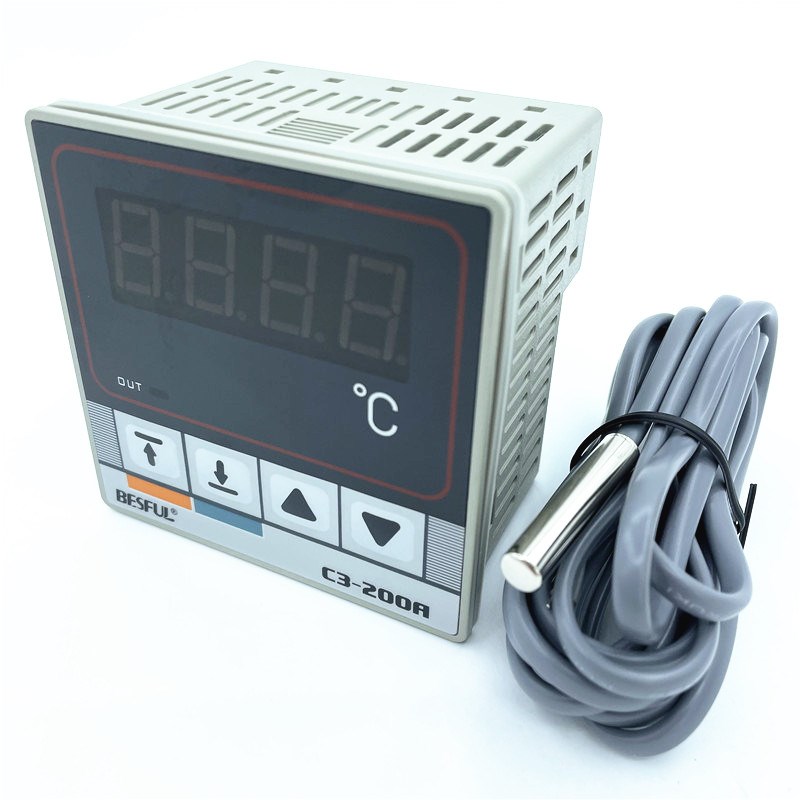 碧河BF-200A微电脑温度控制器太阳能上下限电子式100智能数显器