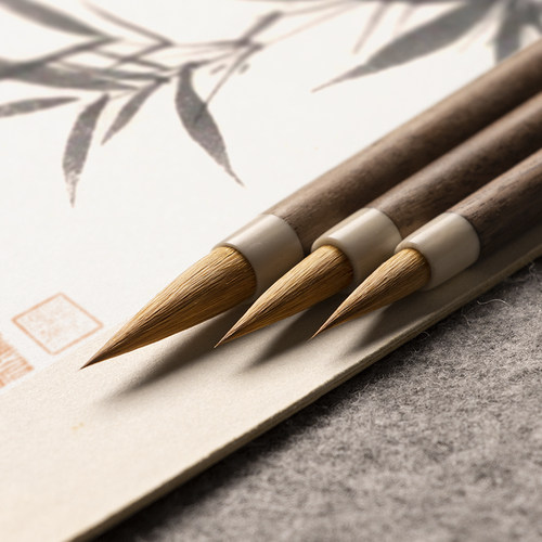 善琏湖笔贡品净纯狼毫毛笔