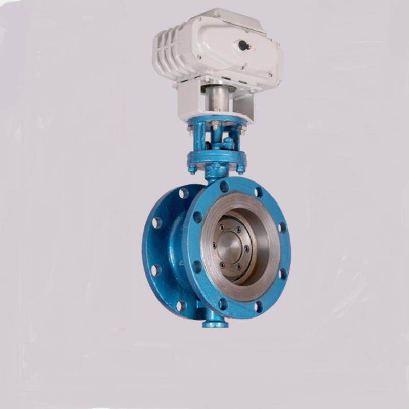 碳钢电动蝶阀d943h-25c,dn150 水用电动碟阀dn200 300mm 法兰式