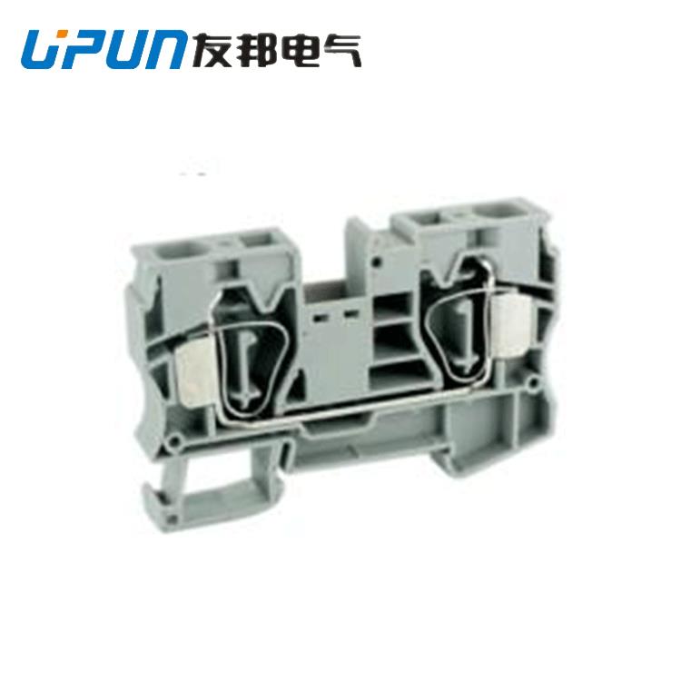 友邦电气UJ5-16 16mm笼式螺钉弹簧接线端子工业电气 快速接线