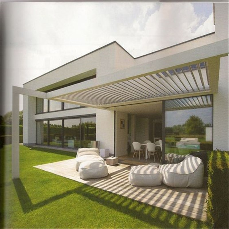 厂家凉亭户外庭院铝合金遮阳蓬新中式别墅花园电动百叶适合休闲