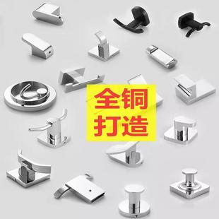 单钩工厂 全铜免打孔挂衣钩卫生间壁挂衣帽钩浴室毛巾钩酒店壁挂式