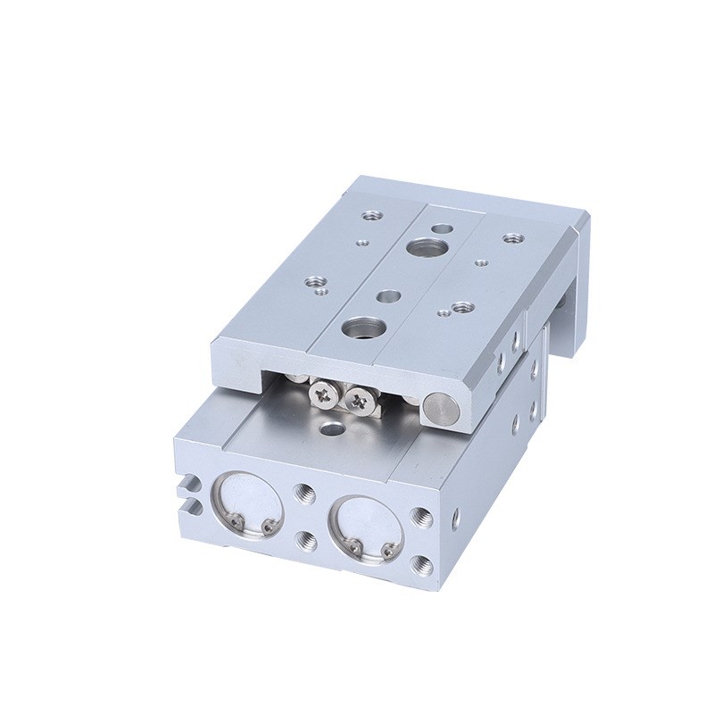 亚德客型滑台气缸HLS/HLSL6/8/12/16/20/25-10/20/30/40/50/75A B