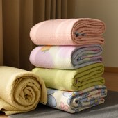 S588新下线花色 双人床单 平整不易皱 清新漂亮 绗缝厚实床垫