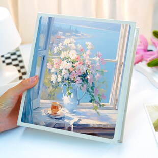 活页相册竖版情侣拍立得34寸5寸6寸照片收纳纪念册家庭大容量影集