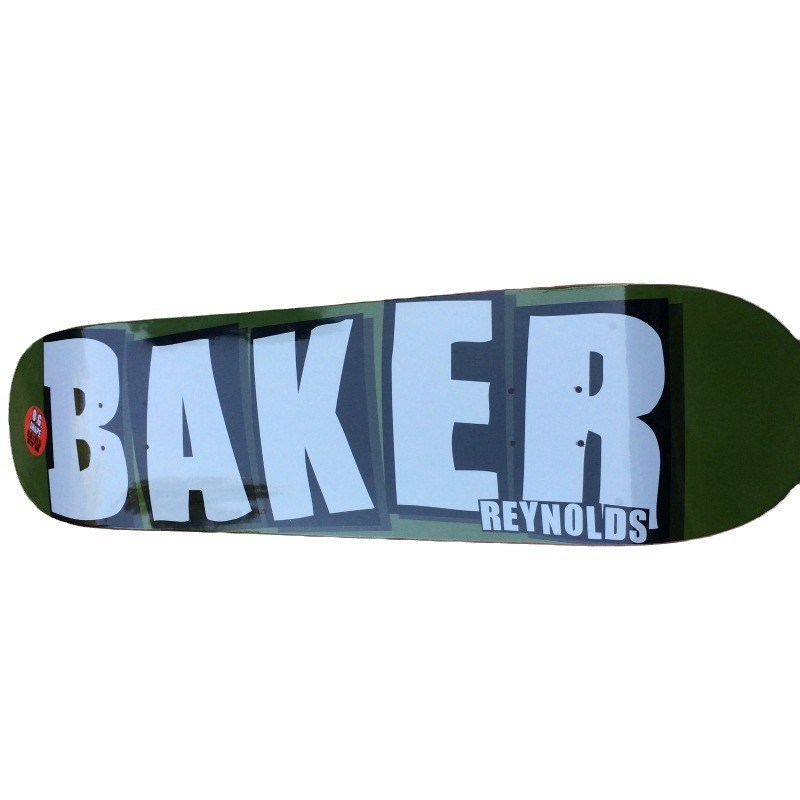 Baker双翘滑板8.0寸三层染色全加冷压滑板技术滑板