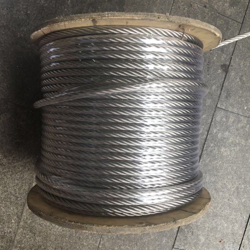304不锈钢钢丝绳 船用钢丝绳起重 不锈钢钢丝绳7*19- 16mm