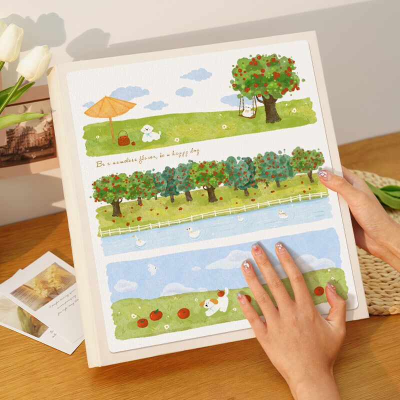 相册本大容量纪念册插页5寸6寸照片收纳家庭宝宝儿童成长记录影集