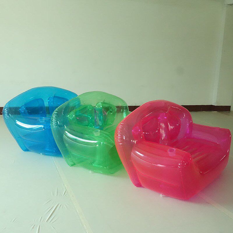 厂家直供现货充气沙发扇形便携带室内外沙发懒人休闲充气双人沙发