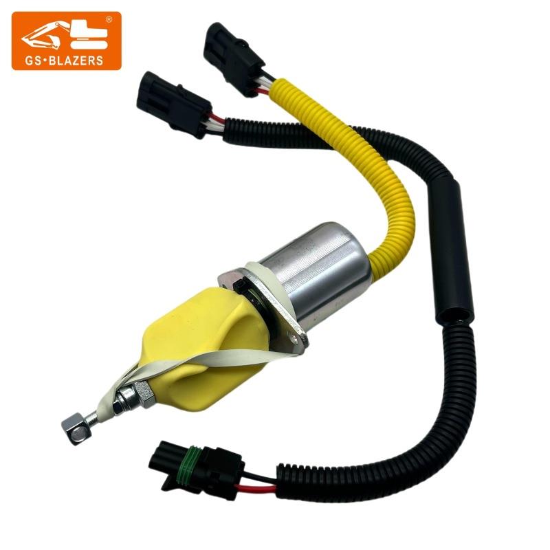 适用于柳工50C/50CN熄火开关612600180175断油气缸熄火器电磁阀