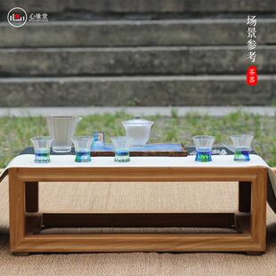 主人杯 心缘堂 品茗功夫杯 琉璃茶具 手工耐热琉璃杯 葵口小花杯