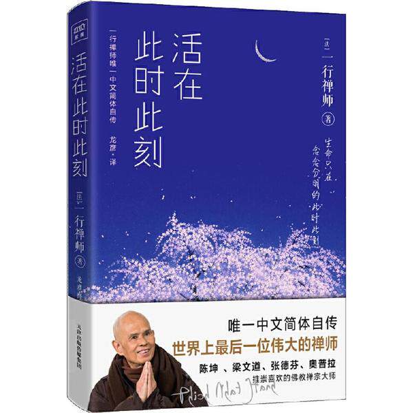 活在此时此刻 一行禅师唯一中文简体自传9787201128580天津人民出版社一行禅师 - 实物图