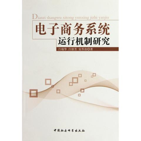 电子商务系统运行机制研究97875161041569787516104156中国社会科学出版社吕瑞华