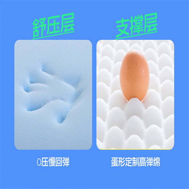 45D记忆棉床垫可拆卸慢回弹复合垫子榻榻米软垫海绵垫学生床褥垫