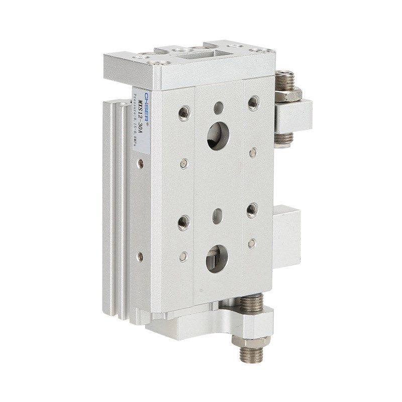 SMC亚德客型精密滑台气缸气动滑台导轨双轴MXS8-30AS HLS12-50S