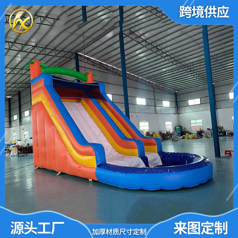 新款蹦床儿童充气城堡攀岩水滑梯家用牛津布小跳床淘气堡厂家