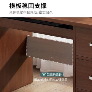 电脑桌家用书桌 加宽加大实用公司办公桌职员组合工作台简约台式