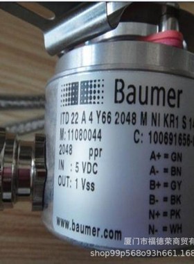 堡盟BAUMER编码器ITD 01 B14 Y12 30 H NX KA5 S 4 IP54