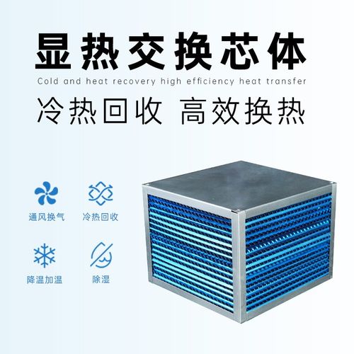 新风换气机芯体滤芯铝芯全热交换机芯体新风系统配件全热板式芯体