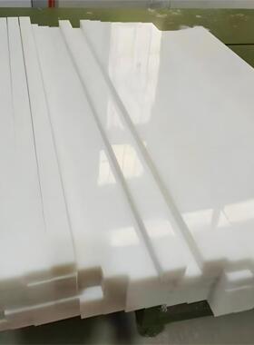 3-100mm厚度蓝绿色MC尼龙板PA6耐磨长条方块圆棒塑料扁条加工定制