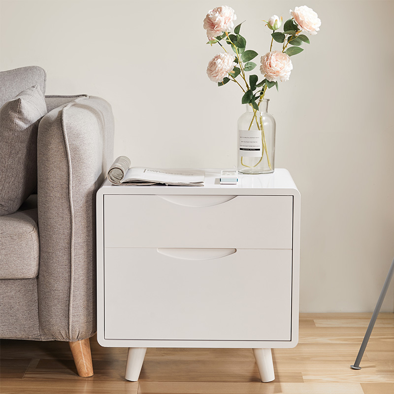 睿益堡保险箱家用办公隐形防盗简约清新床头柜50cm高电子指纹密码