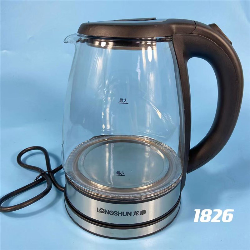 广东名牌龙顺系列304不锈钢食品级电水壶,快速壶,电热壶