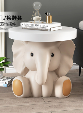优选大象摆件家居饰品客厅电视柜沙发旁茶几卧室床头托盘乔迁新居
