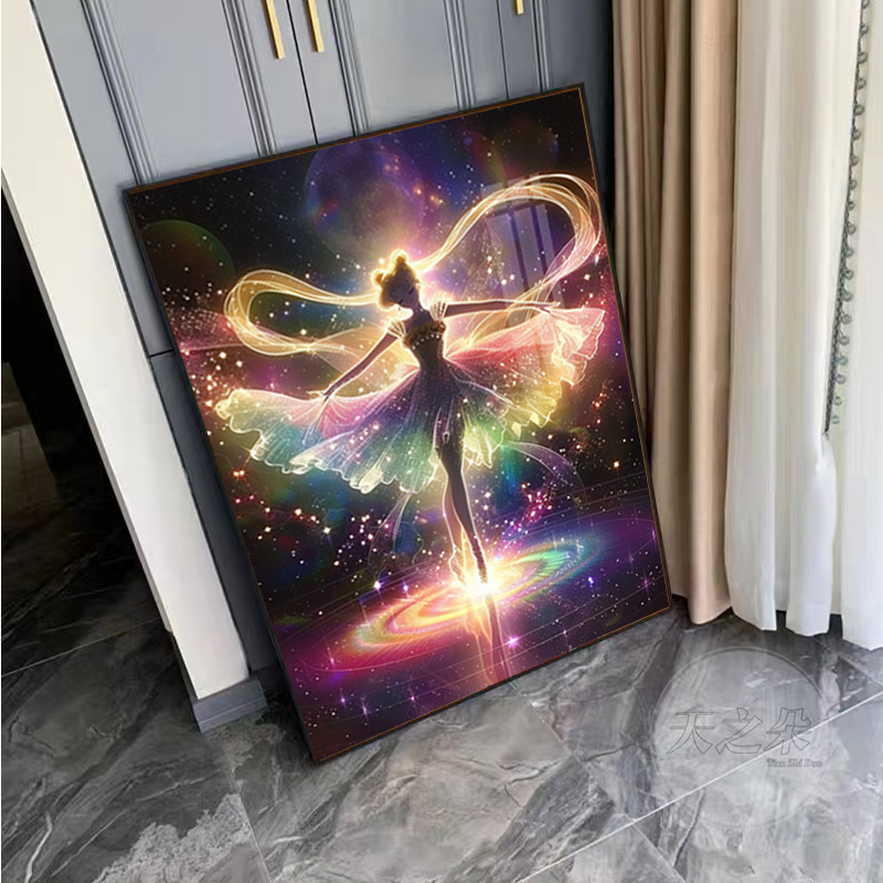 美少女战士月野兔钻石画2025新款十字绣点钻砖石贴画手工贴画带框